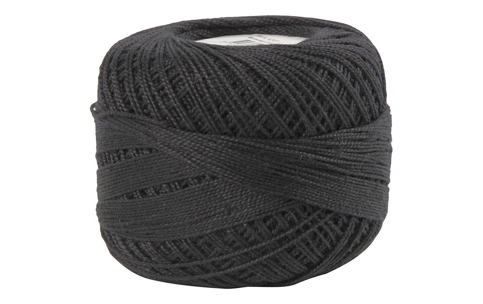 Creativ Company Näh- und Stickgarn Schwarz, 20 g