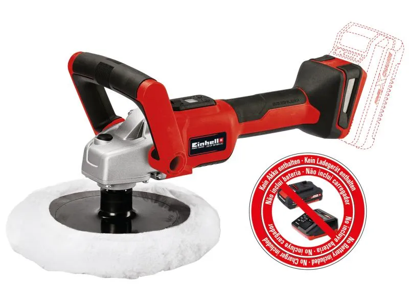 Einhell Automotive Akku-Poliermaschine CE-CP 18/180 Li E-Solo
