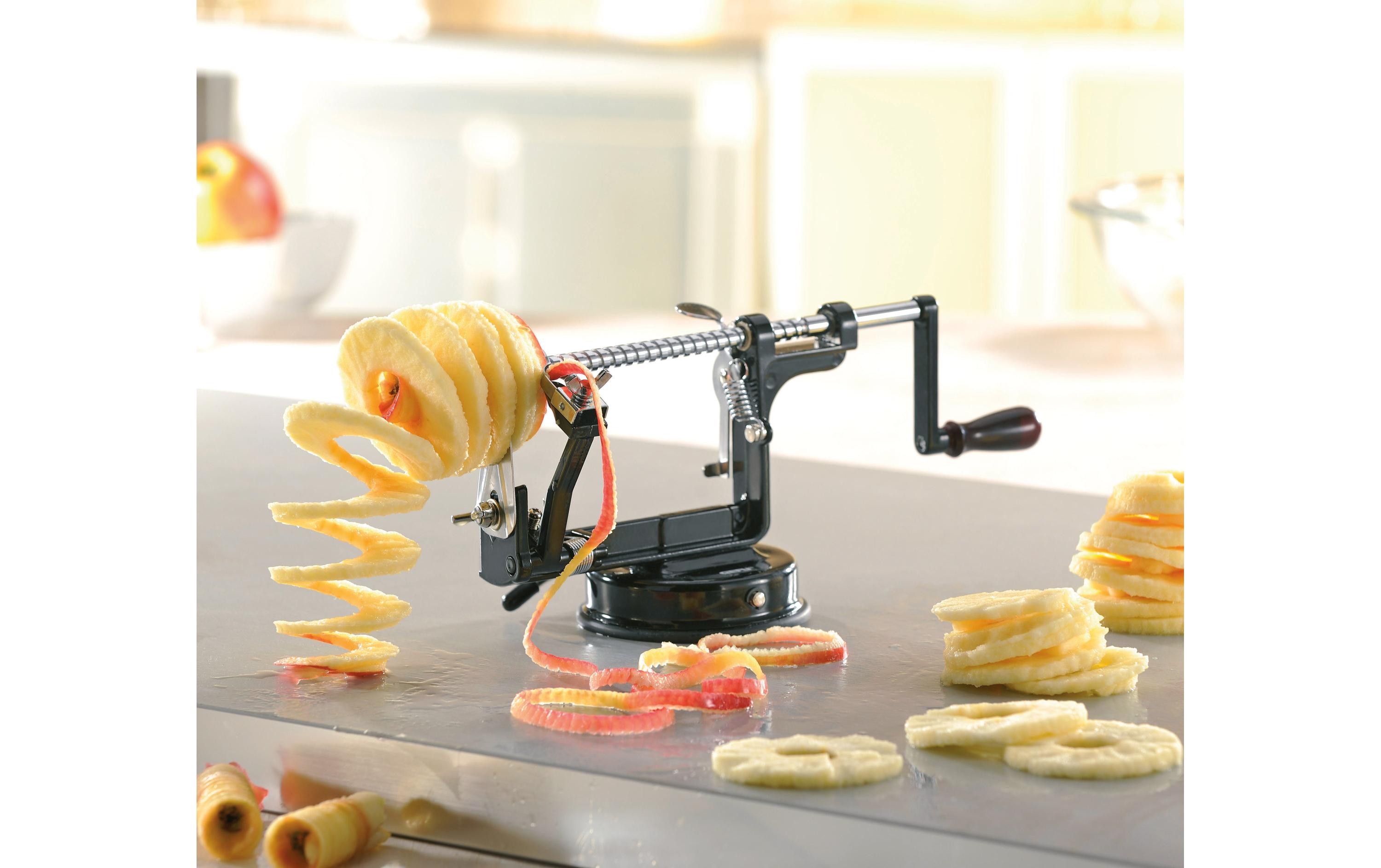 GEFU Apfelschäler 3 in 1 Delicio Schwarz