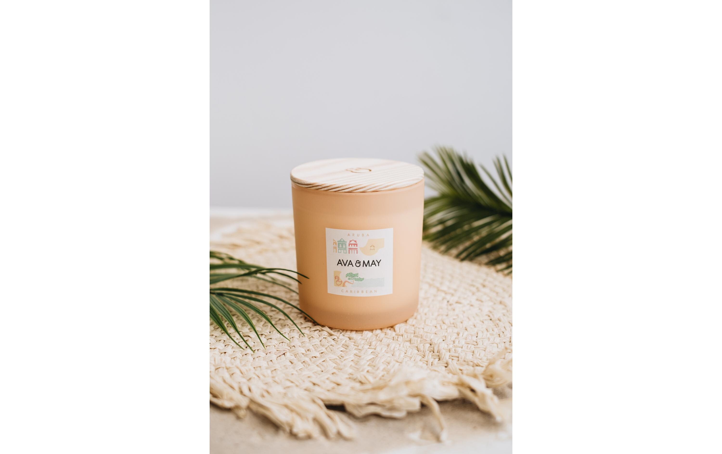 AVA & MAY Duftkerze Aruba, 12 x 12.5 cm