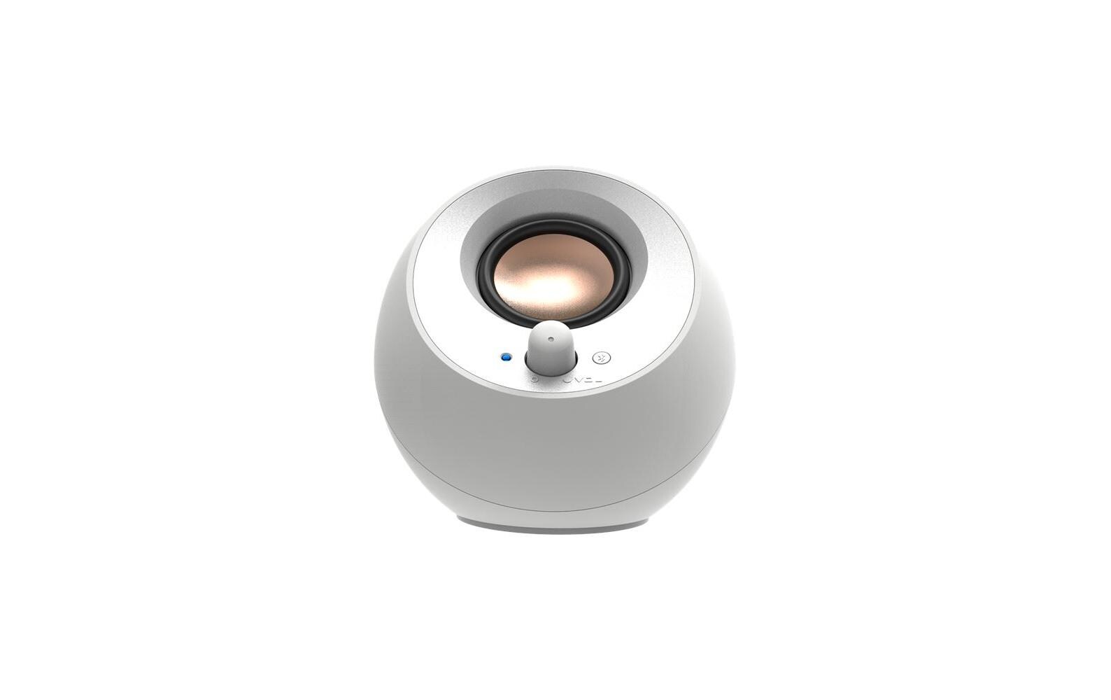 CREATIVE PC-Lautsprecher Pebble V3 weiss