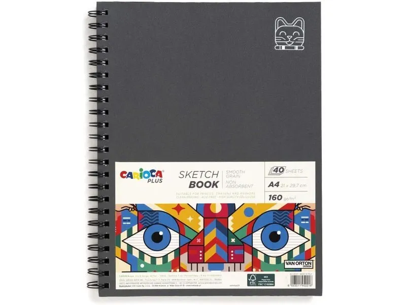 Carioca Sketchbook Plus A4 40 Blatt Carioca Sketchbook Plus A4 40 Blatt