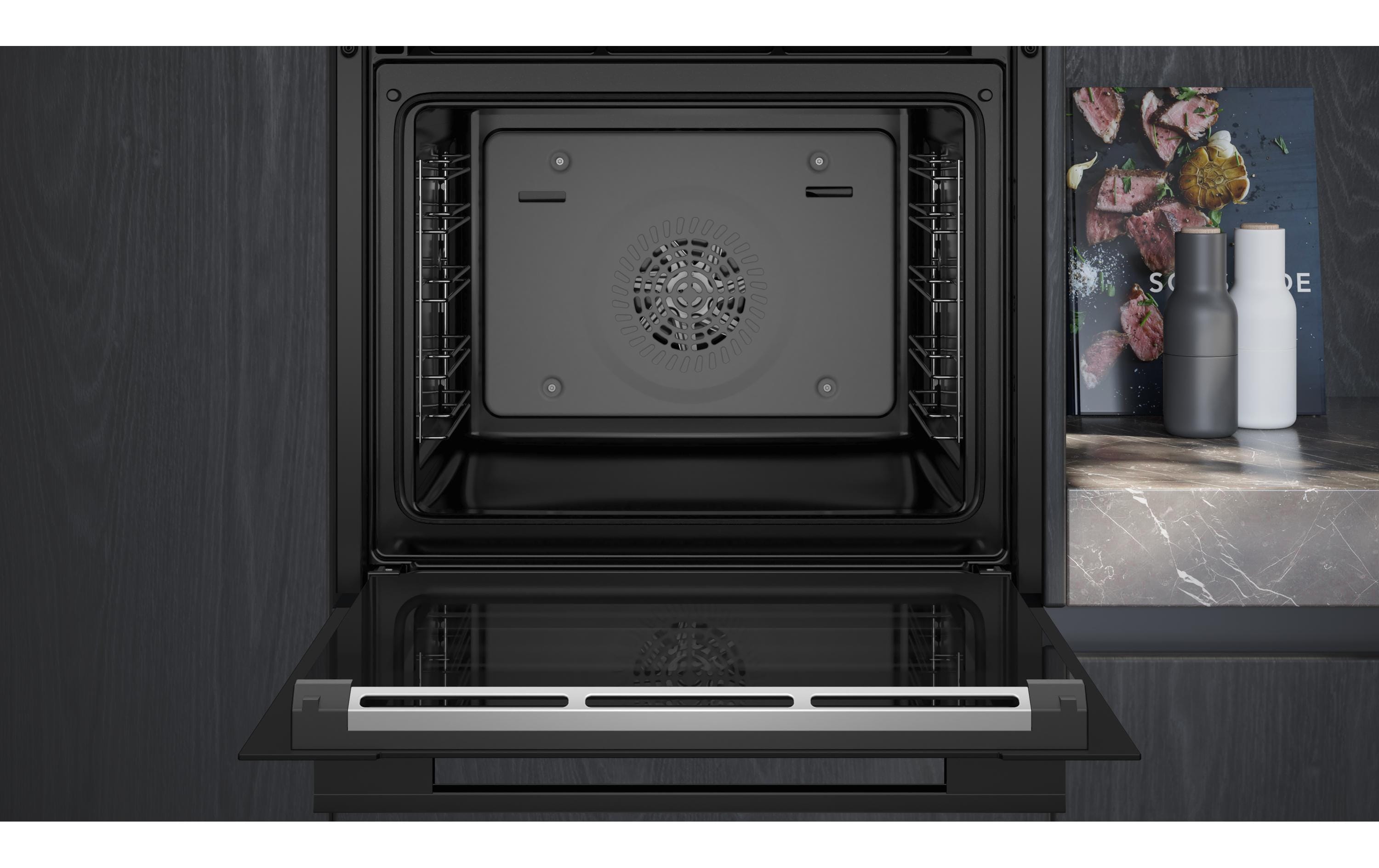 Siemens Einbaubackofen HB734G1B1 Schwarz A+