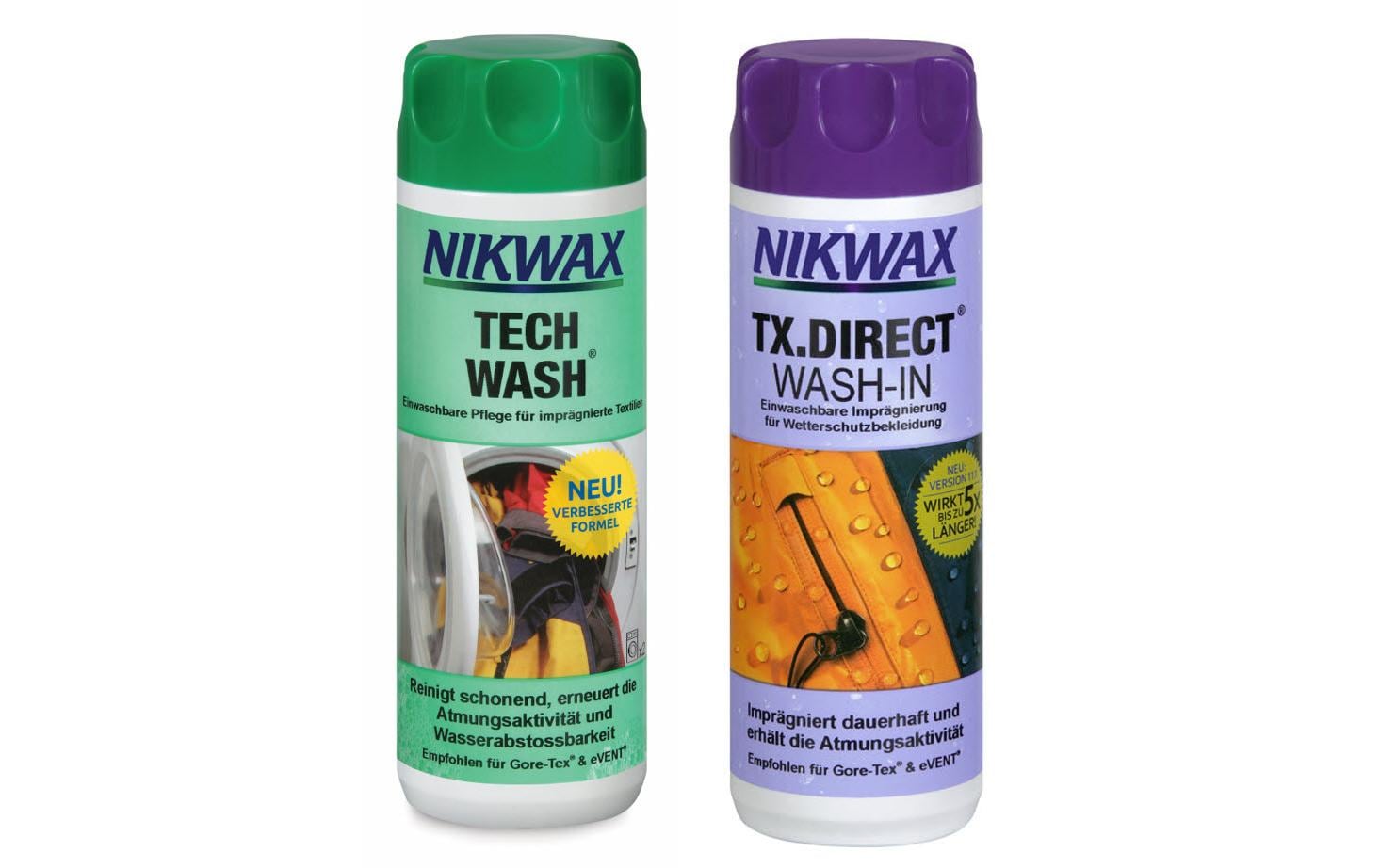 NIKWAX Set Tech Wash & TX.Direct Wash-In 2 x 300 ml NIKWAX Set Tech Wash & TX.Direct Wash-In 2 x 300 ml