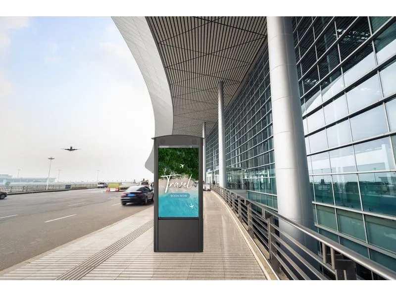 Peerless-AV Kioskrahmen Smart City Ink. 55-Zoll Xtreme Outdoor Display Peerless-AV Kioskrahmen Smart City Ink. 55-Zoll Xtreme Outdoor Display