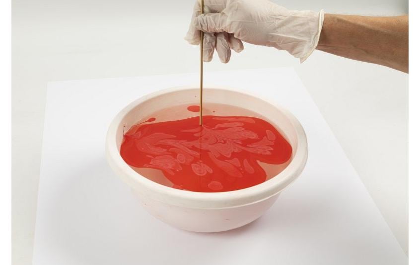 Creativ Company Bastelset Weihnachtskugeln Marmorieren