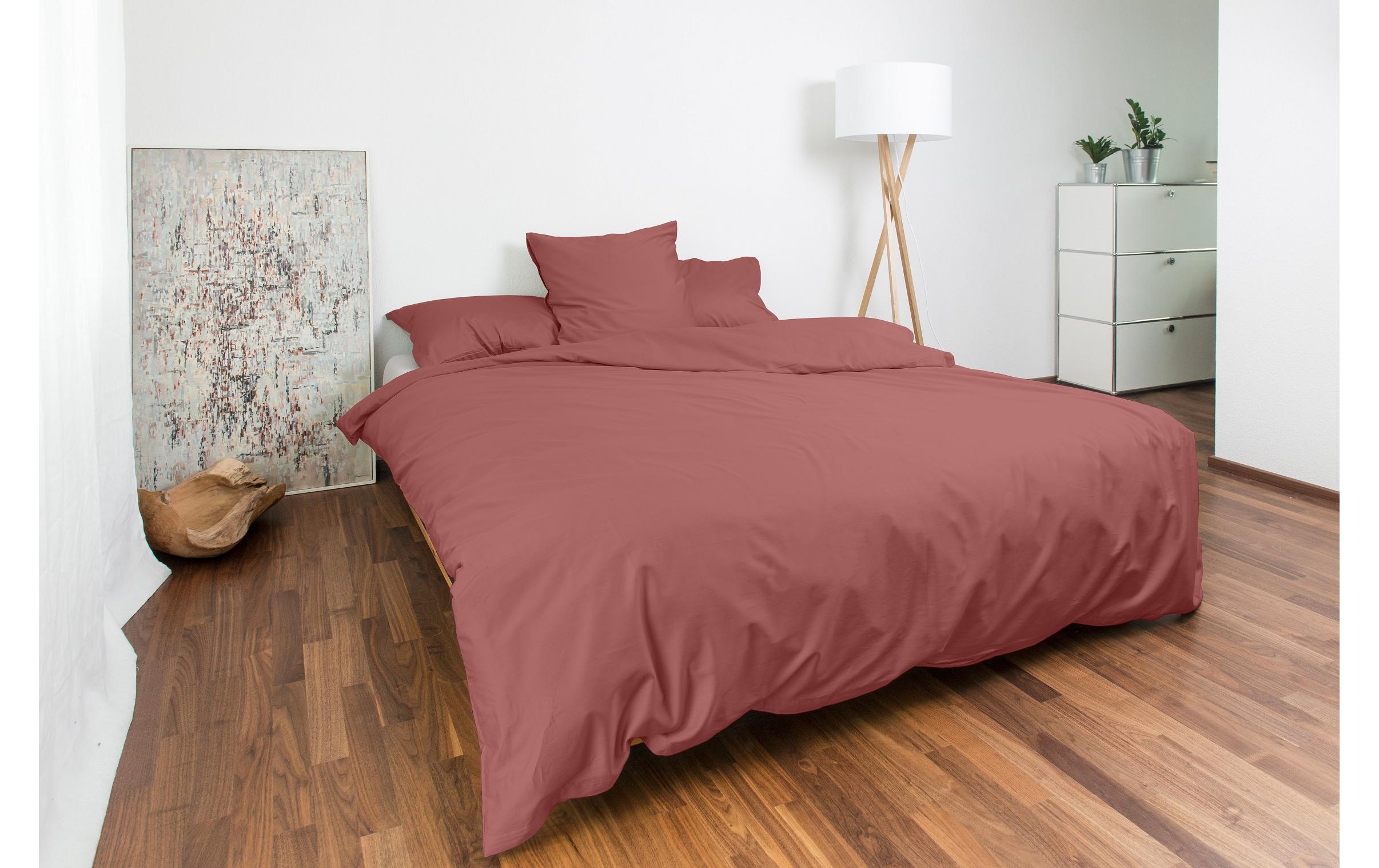 Nobilium Kopfkissenbezug Oni 50 x 70 cm, Rosenholz