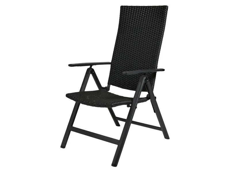 Schou Gartenstuhl Lise Positon 59 x 75 x 108cm – Schwarz