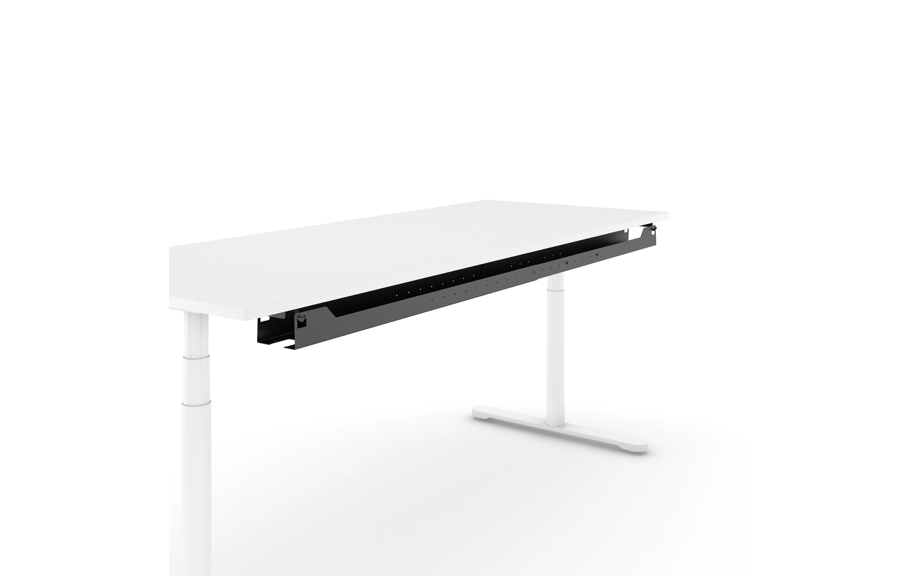 Actiforce Kabelwanne Stretch, 1040 - 1840 mm, Schwarz