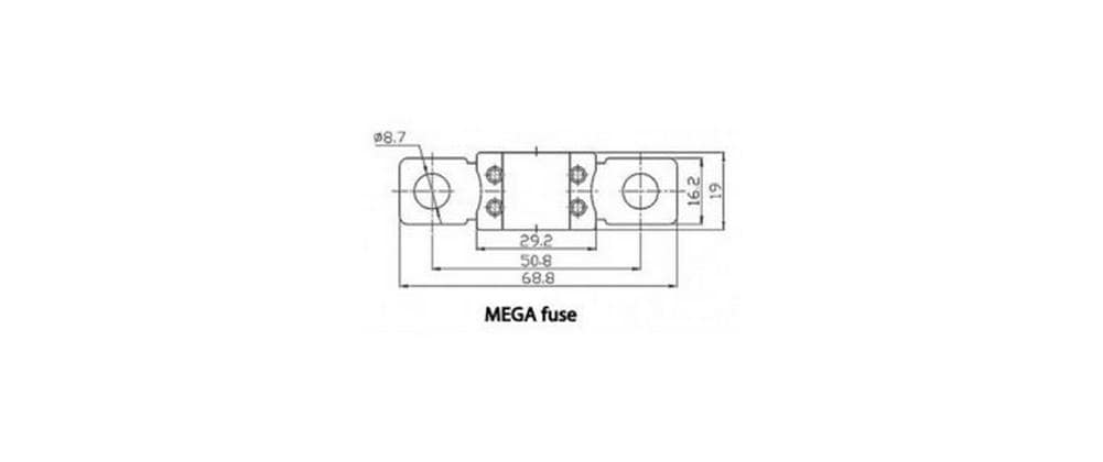 Victron Energy Mega-Sicherungen 400A/80 V 5er Pack