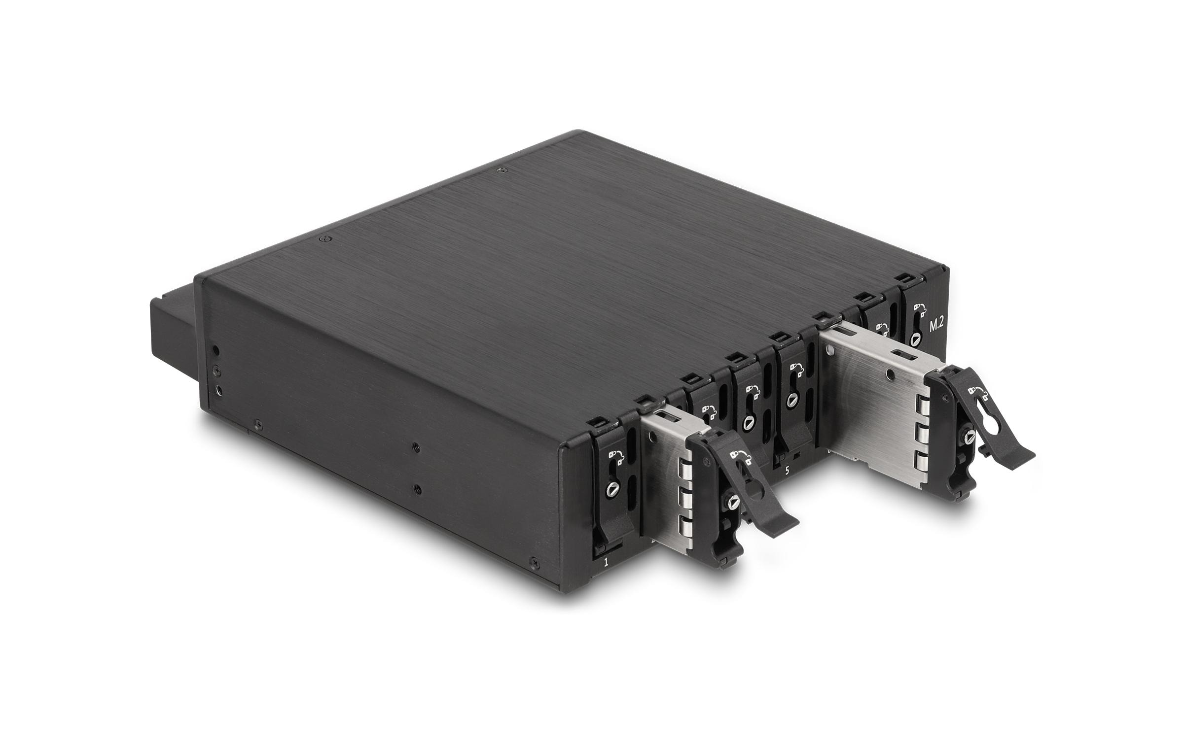 Delock 5.25 Wechselrahmen für 8 x M.2 NVMe SSD 5.25