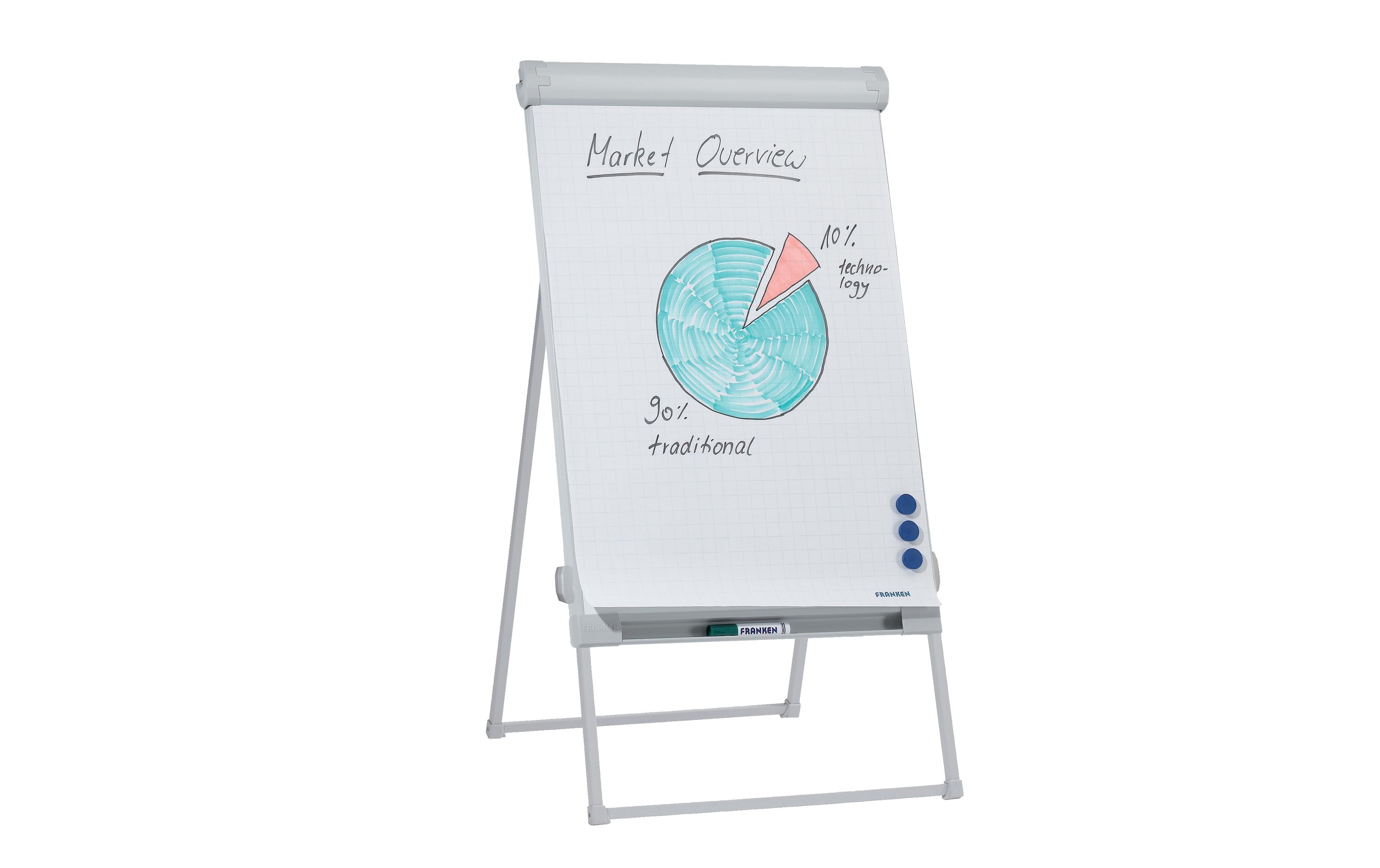 Franken Flipchart Pro Deluxe Standard 67 cm x 95 cm