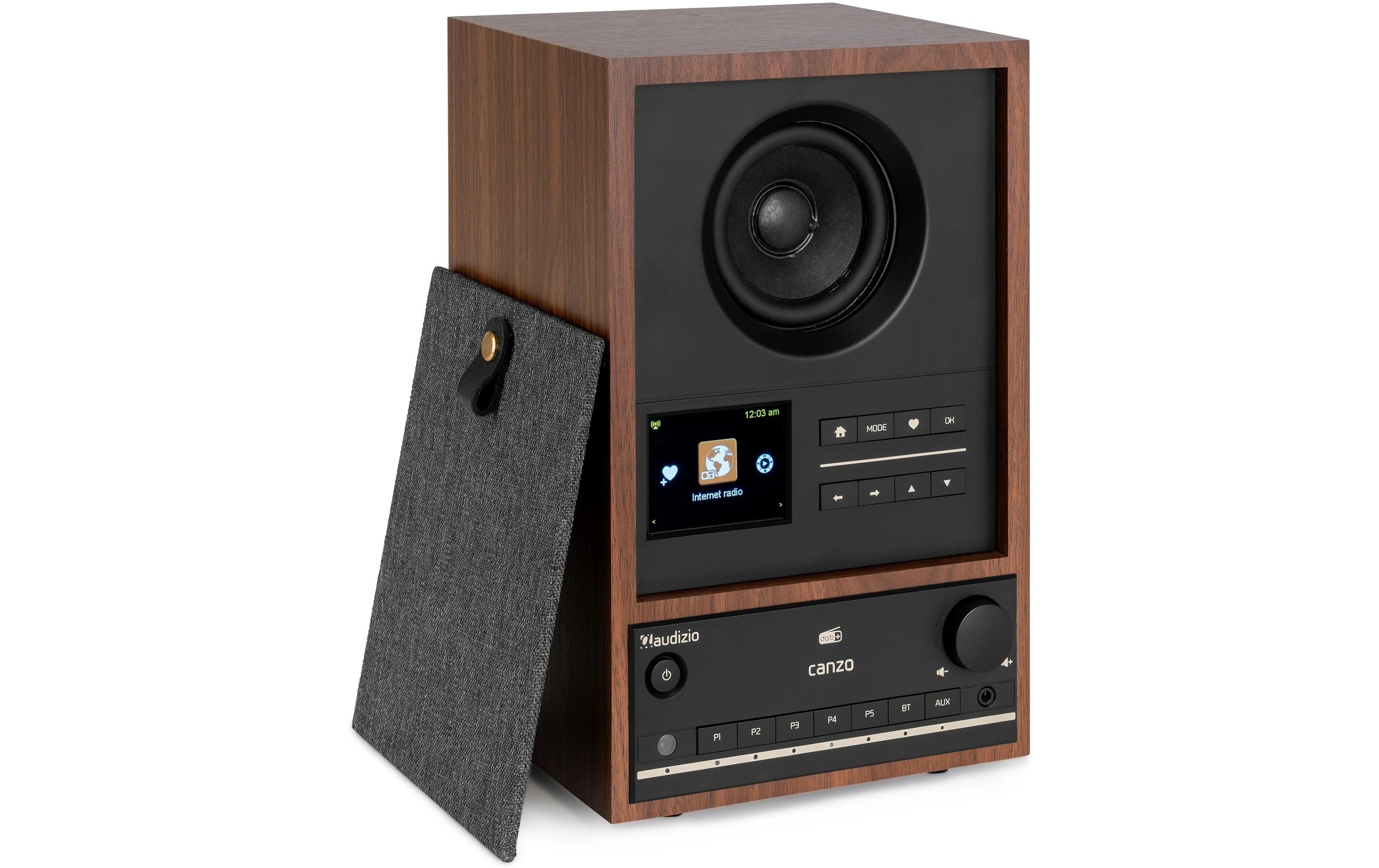 Audizio Internet Radio Canzo Dunkelbraun