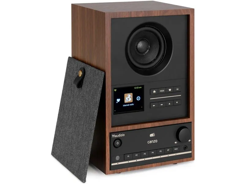 Audizio Internet Radio Canzo Dunkelbraun Audizio Internet Radio Canzo Dunkelbraun