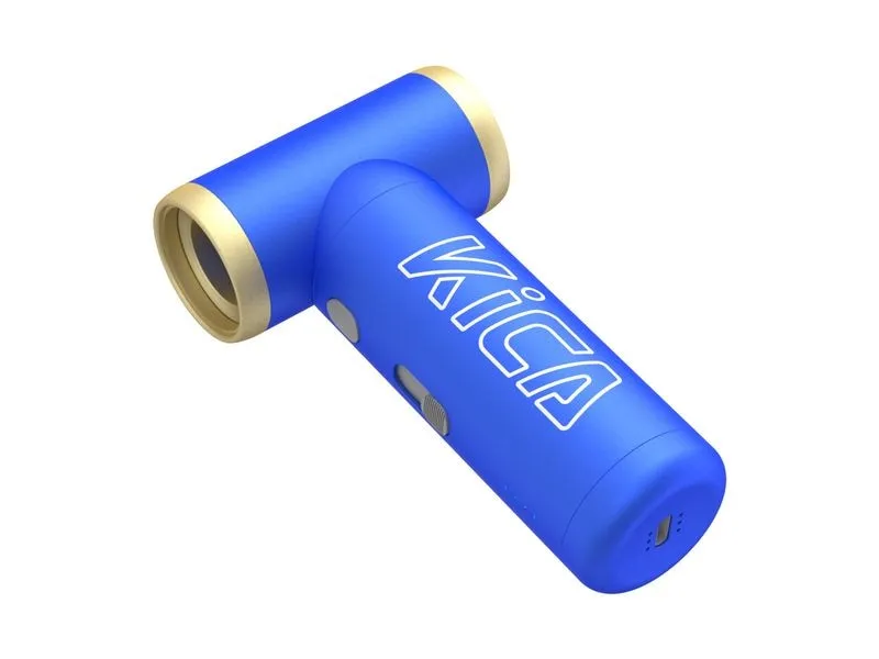 KiCA Jet Fan 2S Vacuum Kit mit Staubsaugadapter Blau