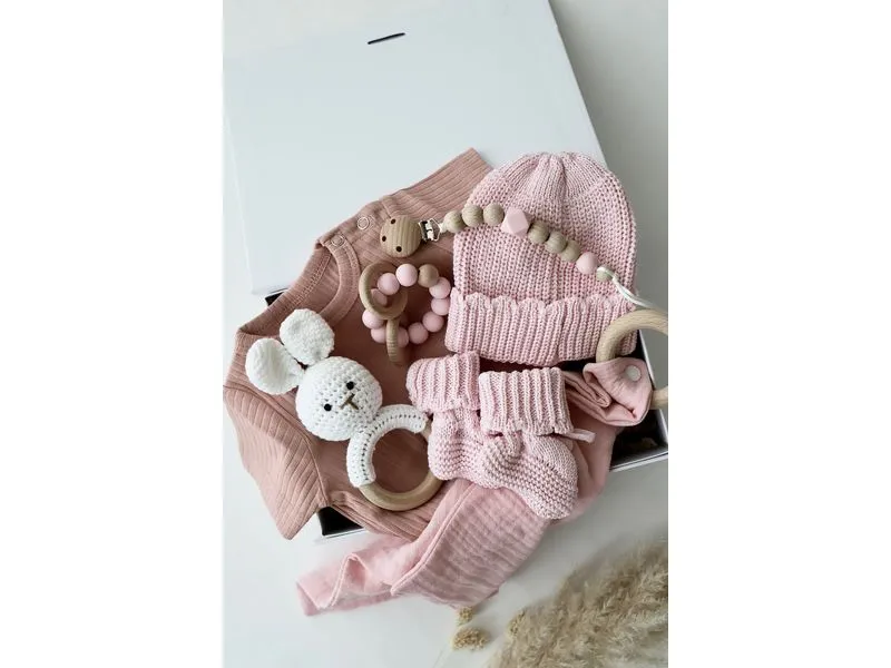 Oykami Baby Geschenkbox Rosa Palermo Hase Oykami Baby Geschenkbox Rosa Palermo Hase