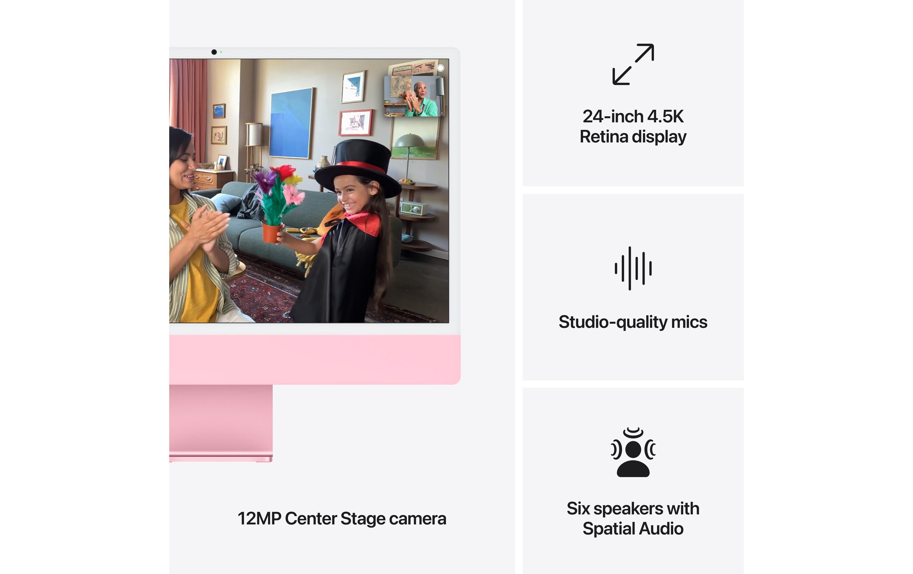 Apple iMac 24 M4 10C GPU / 512 GB / 16 GB Pink