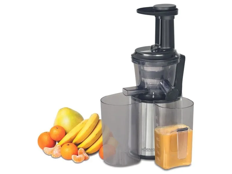 Koenig Slow Juicer Pro Chrom/Schwarz Koenig Slow Juicer Pro Chrom/Schwarz
