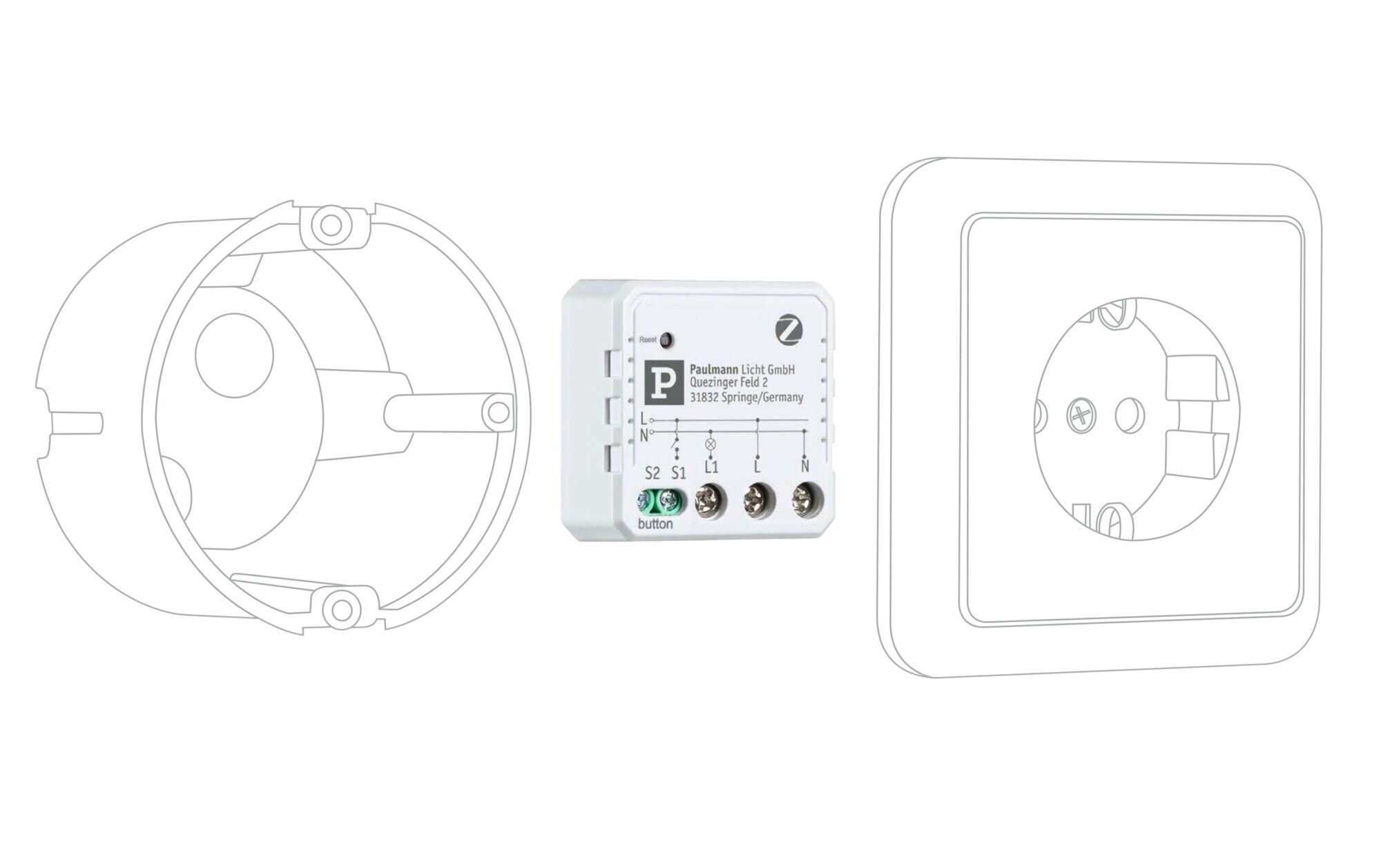 Paulmann Unterputzaktor On/Off Zigbee 3.0