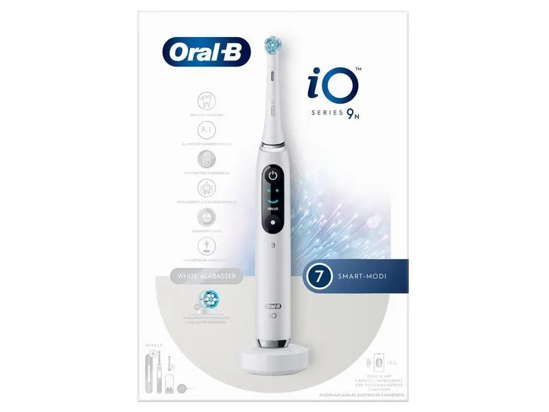 Oral-B Mikrovibrationszahnbürste iO Series 9N White Alabaster Oral-B Mikrovibrationszahnbürste iO Series 9N White Alabaster