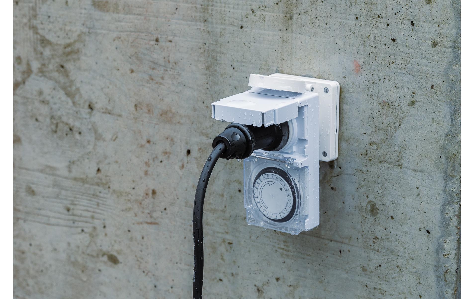 Max Hauri Zeitschaltuhr IP55 24 h Mechanisch