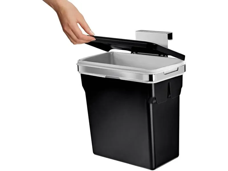 Simplehuman Abfalleimer CW1643 10 Liter, Schwarz