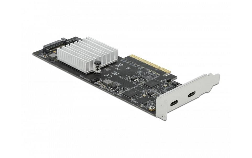 Delock PCI-Express-Karte USB 3.2 Gen2x2 - 2x USB-C Delock PCI-Express-Karte USB 3.2 Gen2x2 - 2x USB-C