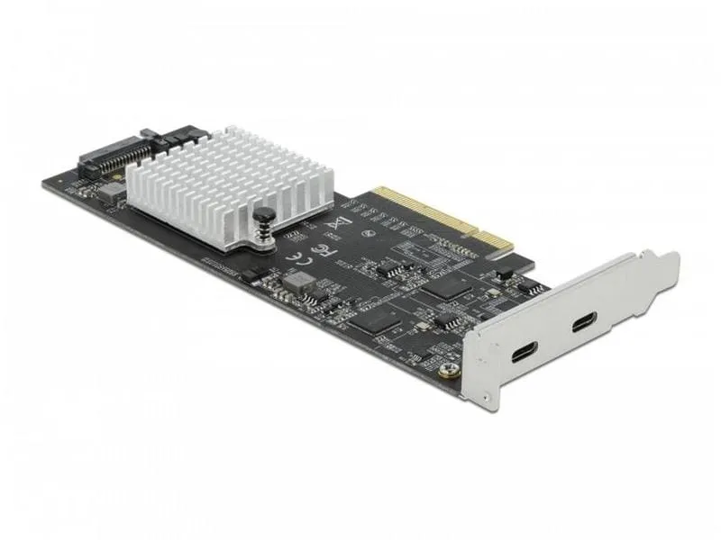 Delock PCI-Express-Karte USB 3.2 Gen2x2 - 2x USB-C