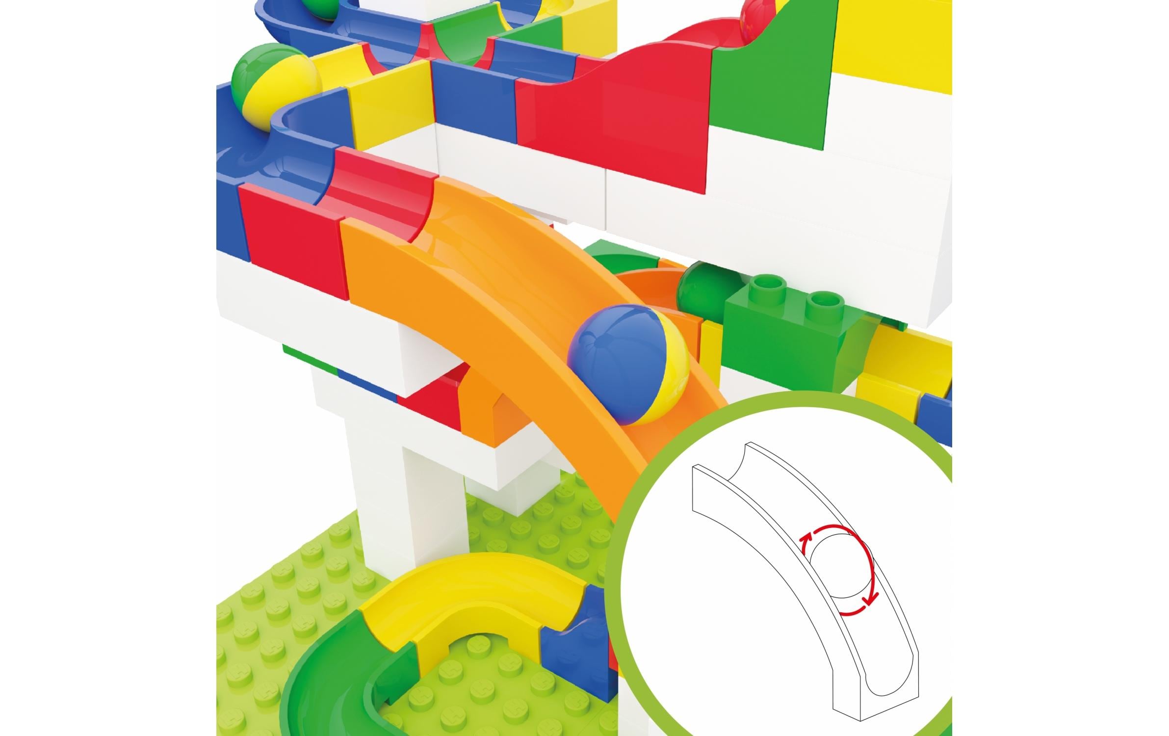 Hubelino Kugelbahn Rutsche Erweiterung 12 Teile