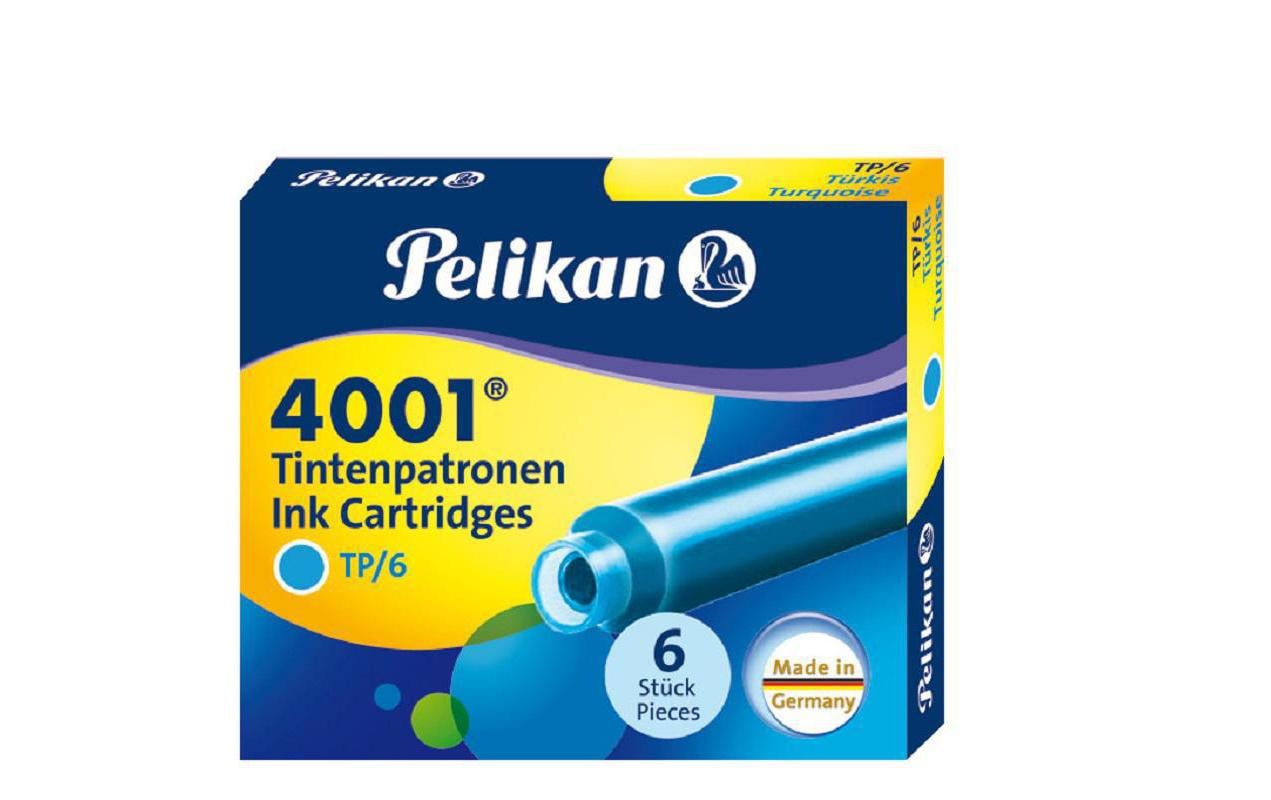Pelikan Tintenpatrone 4001 Türkis, 6 Stück