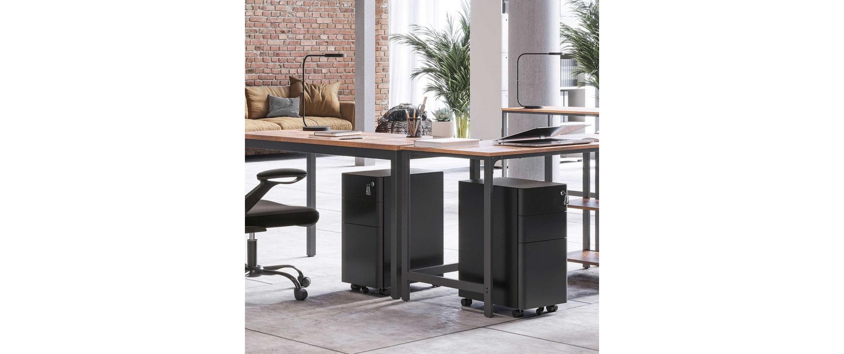 Songmics Multifunktionswagen 30 x 46 x 59 cm, Schwarz