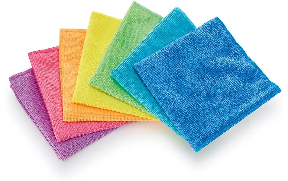 CLEANmaxx Mikrofaser-Reinigungstuch 30 Stück, Mehrfarbig