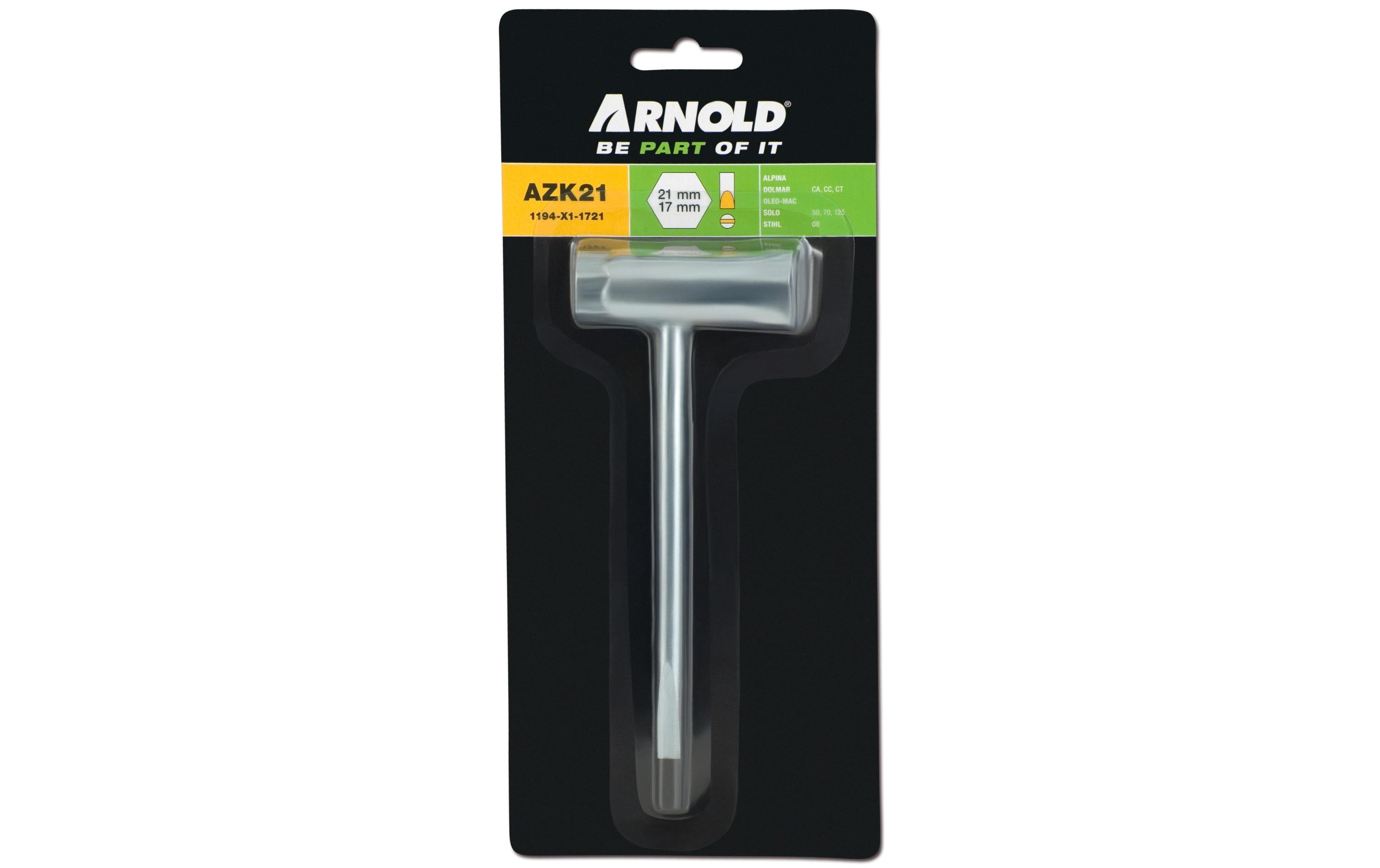 Arnold Zündkerzenschlüssel AZK21 17 x 21 x 70 mm