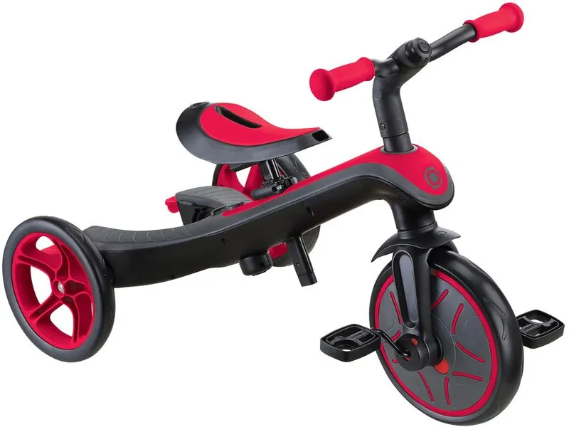 GLOBBER Dreirad Trike Explorer 4 in 1 Red