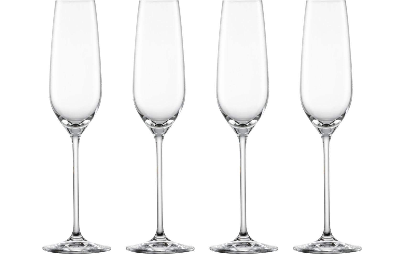Schott Zwiesel Sektglas Fortissimo 240 ml, 4 Stück, Transparent