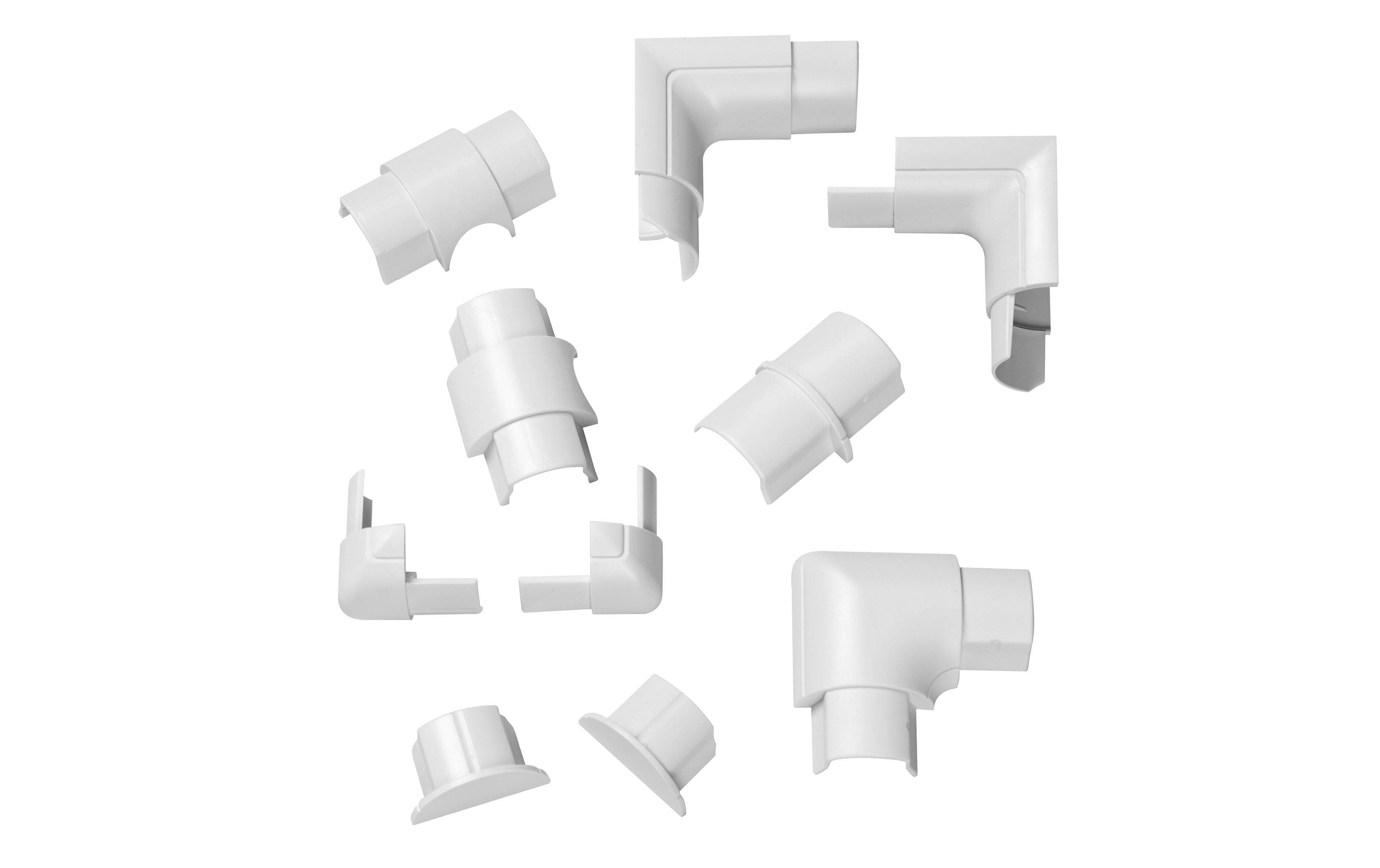 STEFFEN Zubehörset D-Line H30015 10 Stück, Weiss STEFFEN Zubehörset D-Line H30015 10 Stück, Weiss