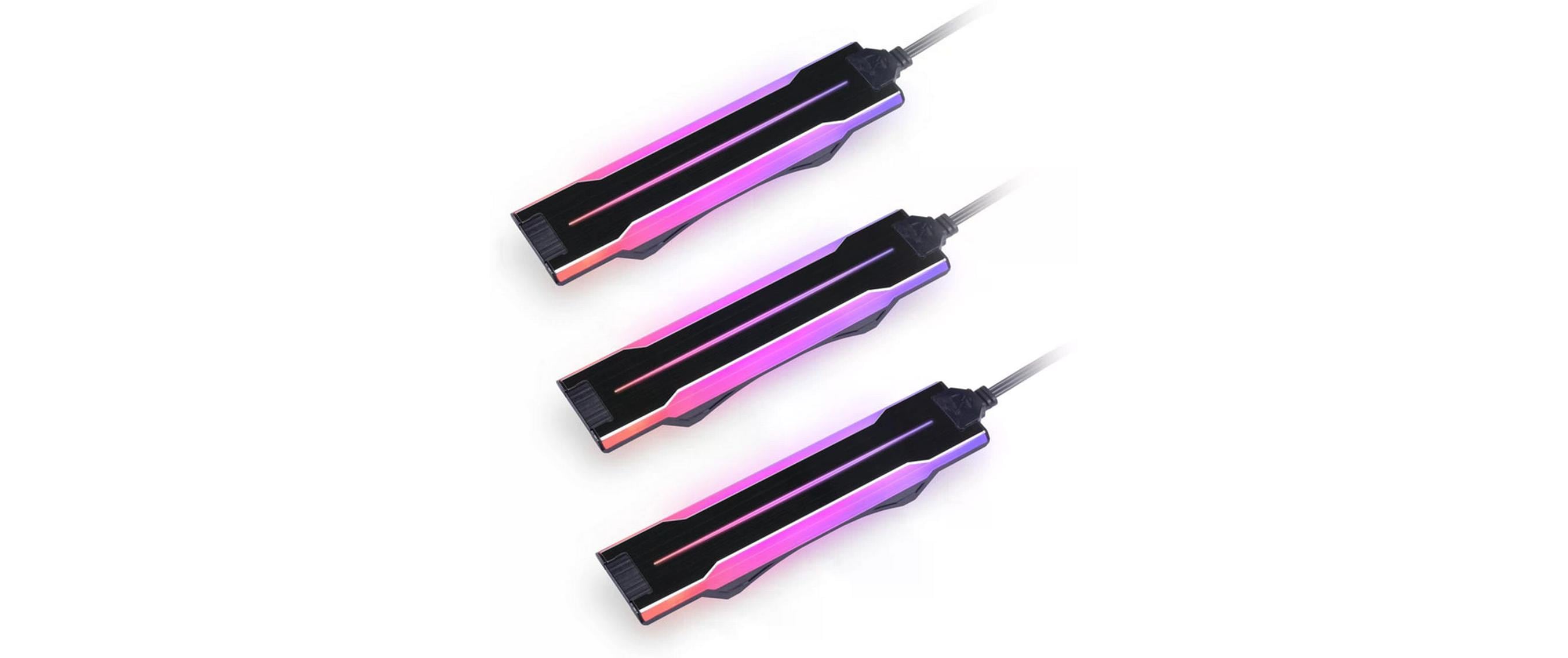 Lian Li Uni Fan P28 Side ARGB Strip 3er Pack – Schwarz