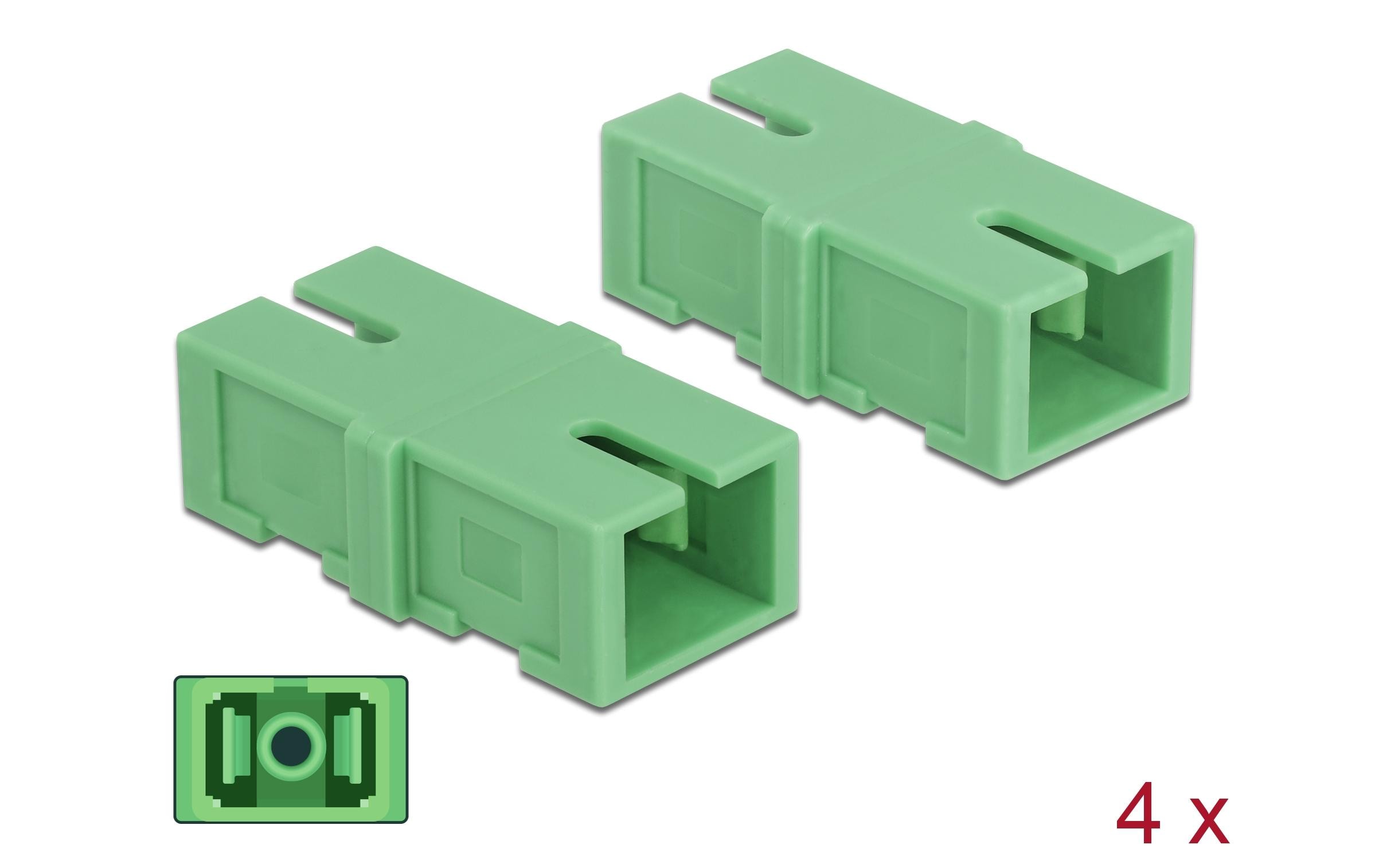 Delock LWL-Kupplung SC – SC Simplex Singlemode 4 Stück Delock LWL-Kupplung SC – SC Simplex Singlemode 4 Stück