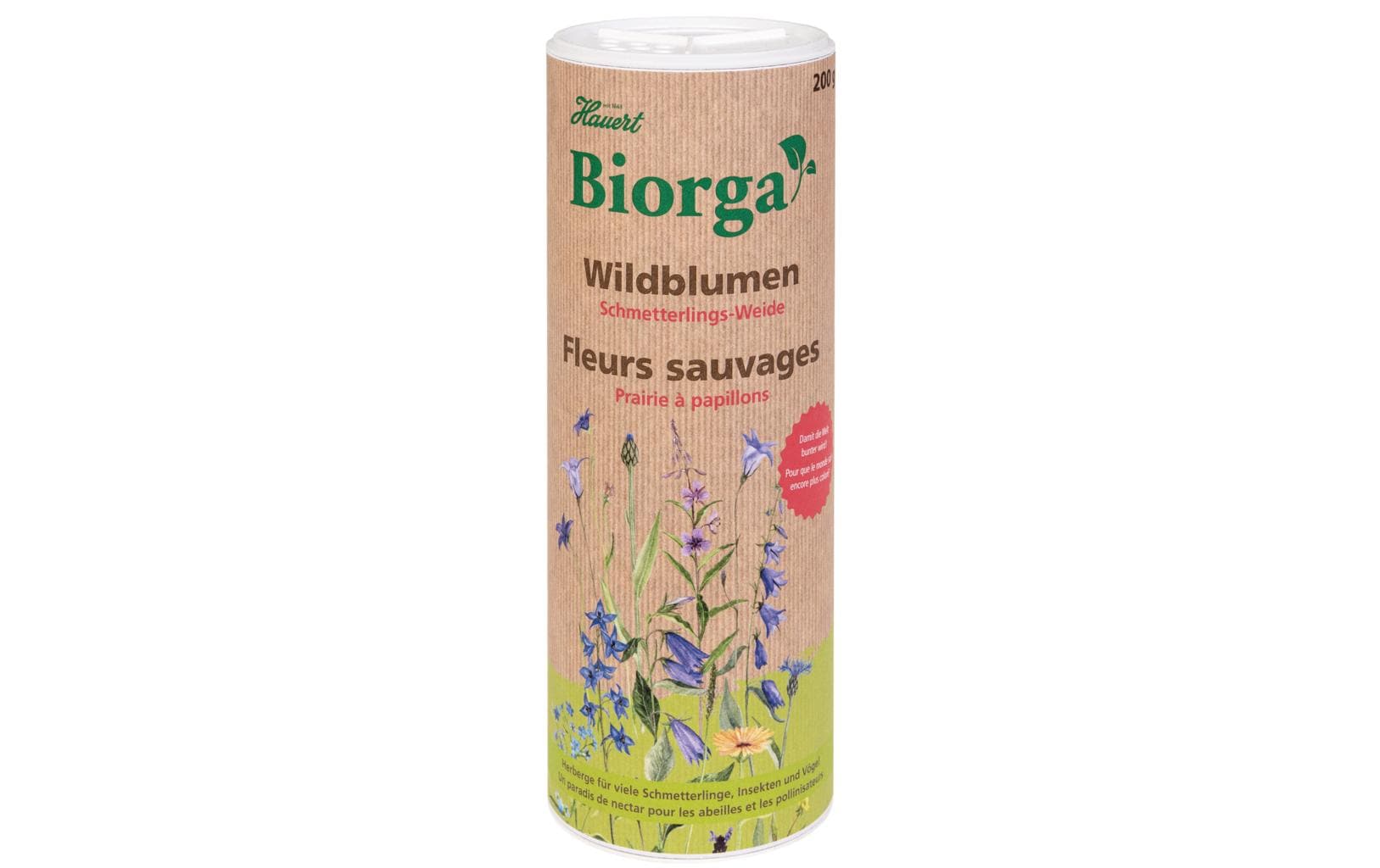 Hauert Saatgut Biorga Wildblumen Blumenwiese 0.2 kg, CH-Ökotypen Hauert Saatgut Biorga Wildblumen Blumenwiese 0.2 kg, CH-Ökotypen