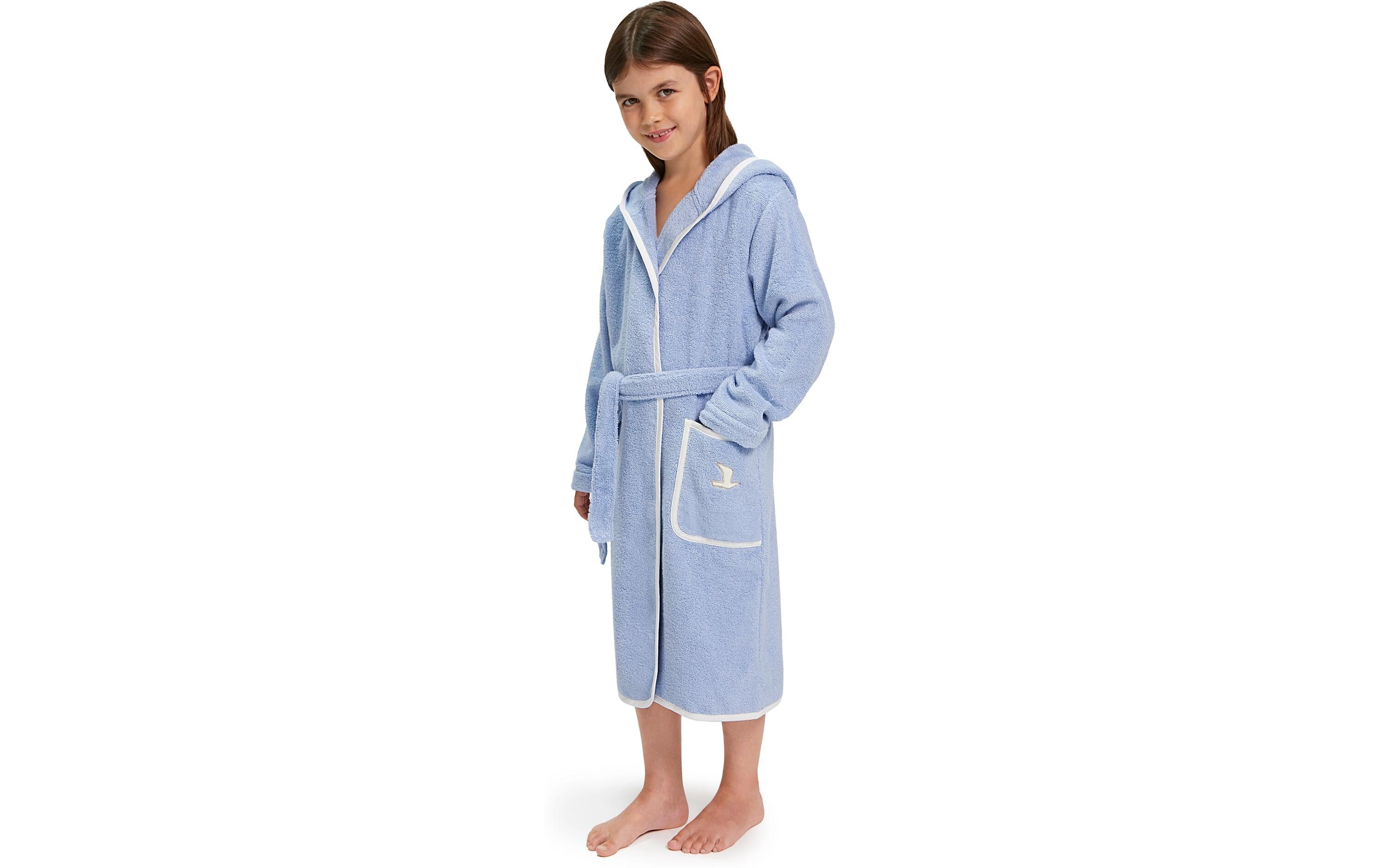 Möve Kinderbademantel Soft Hug Grösse 128, Aqua Möve Kinderbademantel Soft Hug Grösse 128, Aqua