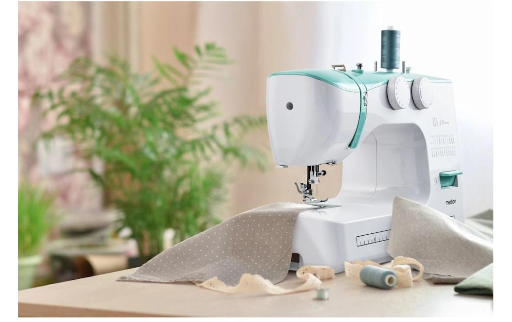 Medion Nähmaschine Life SM60 Weiss/Türkis