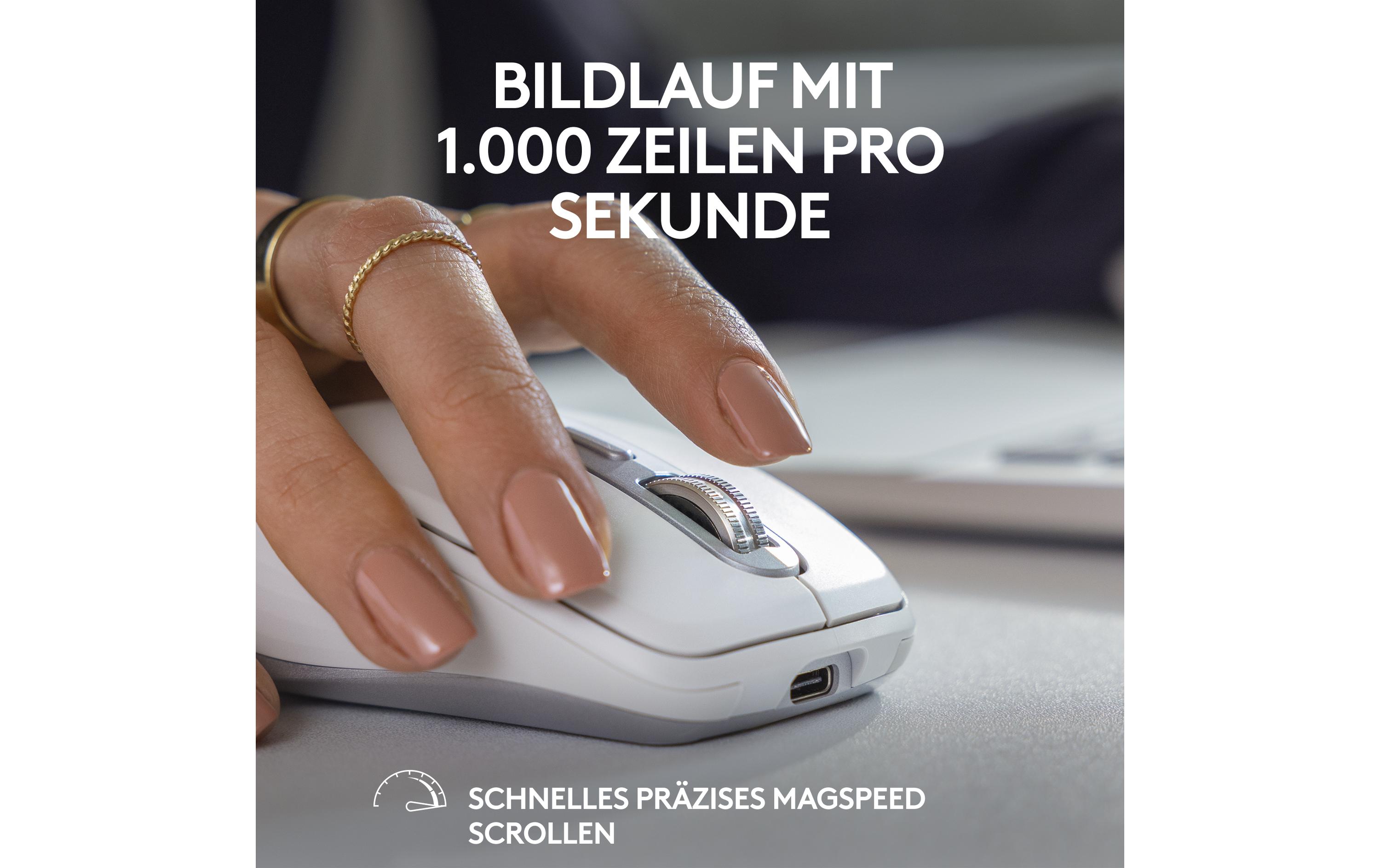 Logitech Mobile Maus MX Anywhere 3s Pale Grey