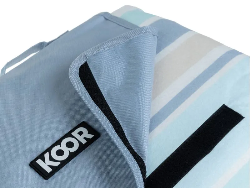 KOOR Picknickdecke Skyline, Blau 150 x 200 cm