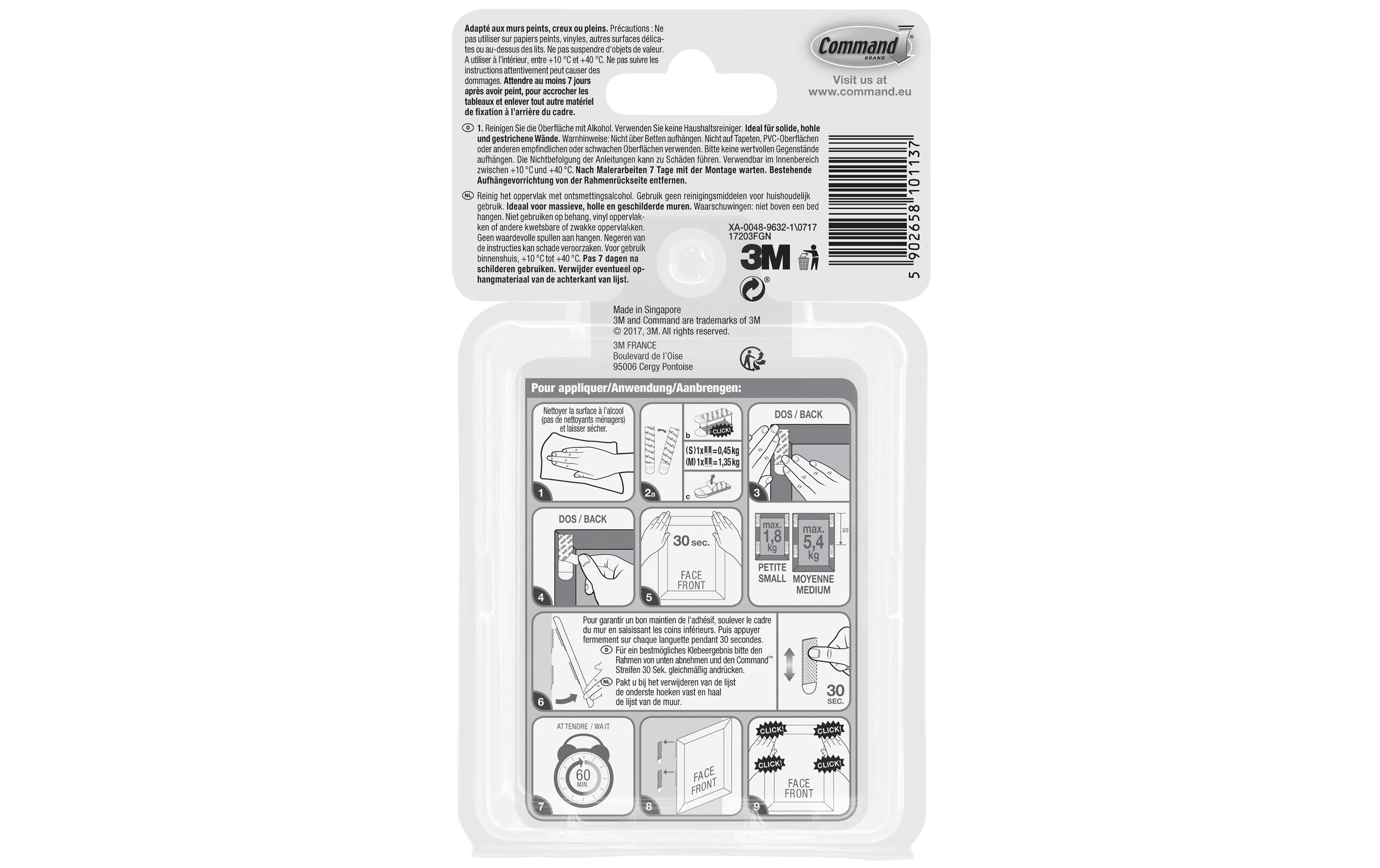 Command Klebestrip 5.4 kg, Weiss