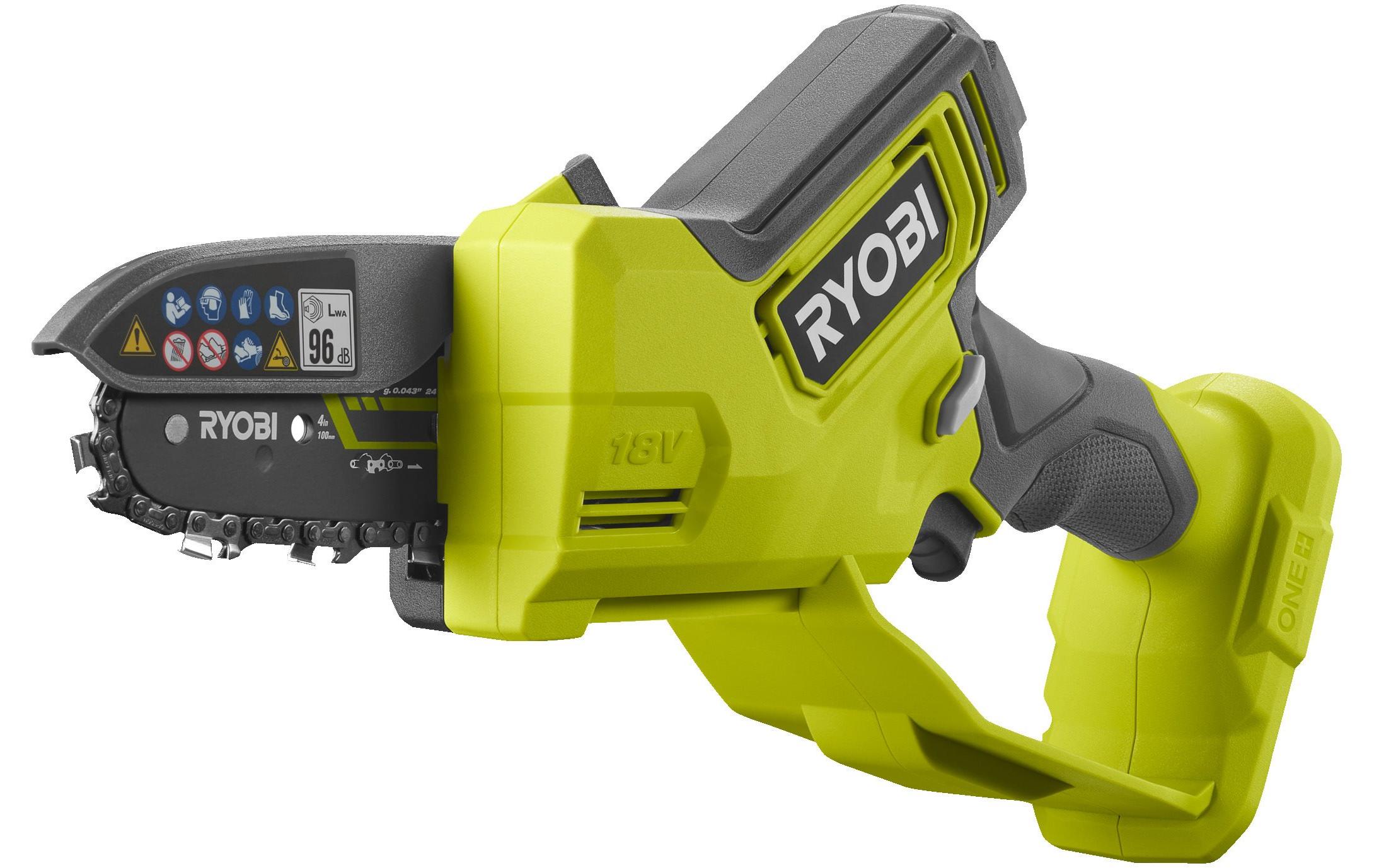 RYOBI Akku-Einhand-Kettensäge, Solo RY18PSX10A-0