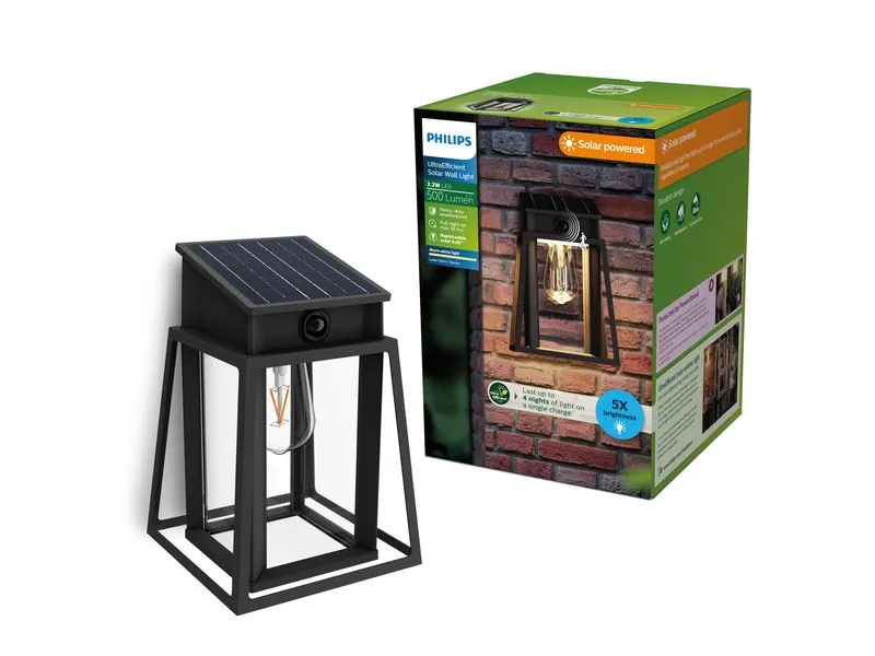 Philips Lysin Wand Solar UE SQ 2700K anthrazit