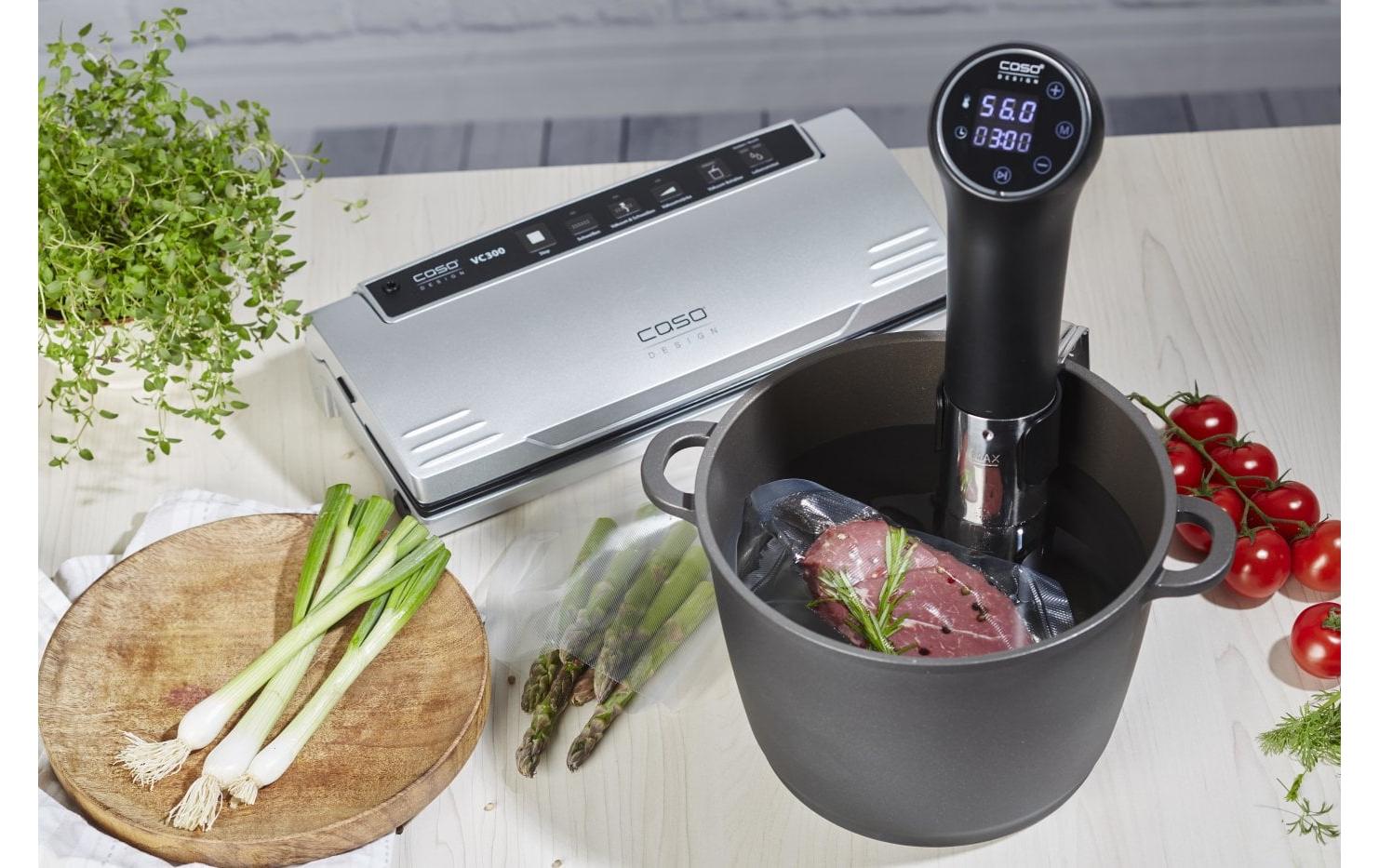 Caso Vakuumiergerät VC 300 Pro Silber Caso Vakuumiergerät VC 300 Pro Silber