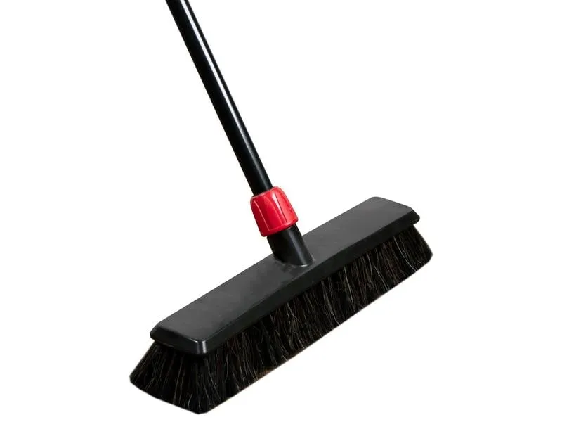 Edi Baur Besen Heavy duty mit Teleskopstiel, Schwarz Edi Baur Besen Heavy duty mit Teleskopstiel, Schwarz