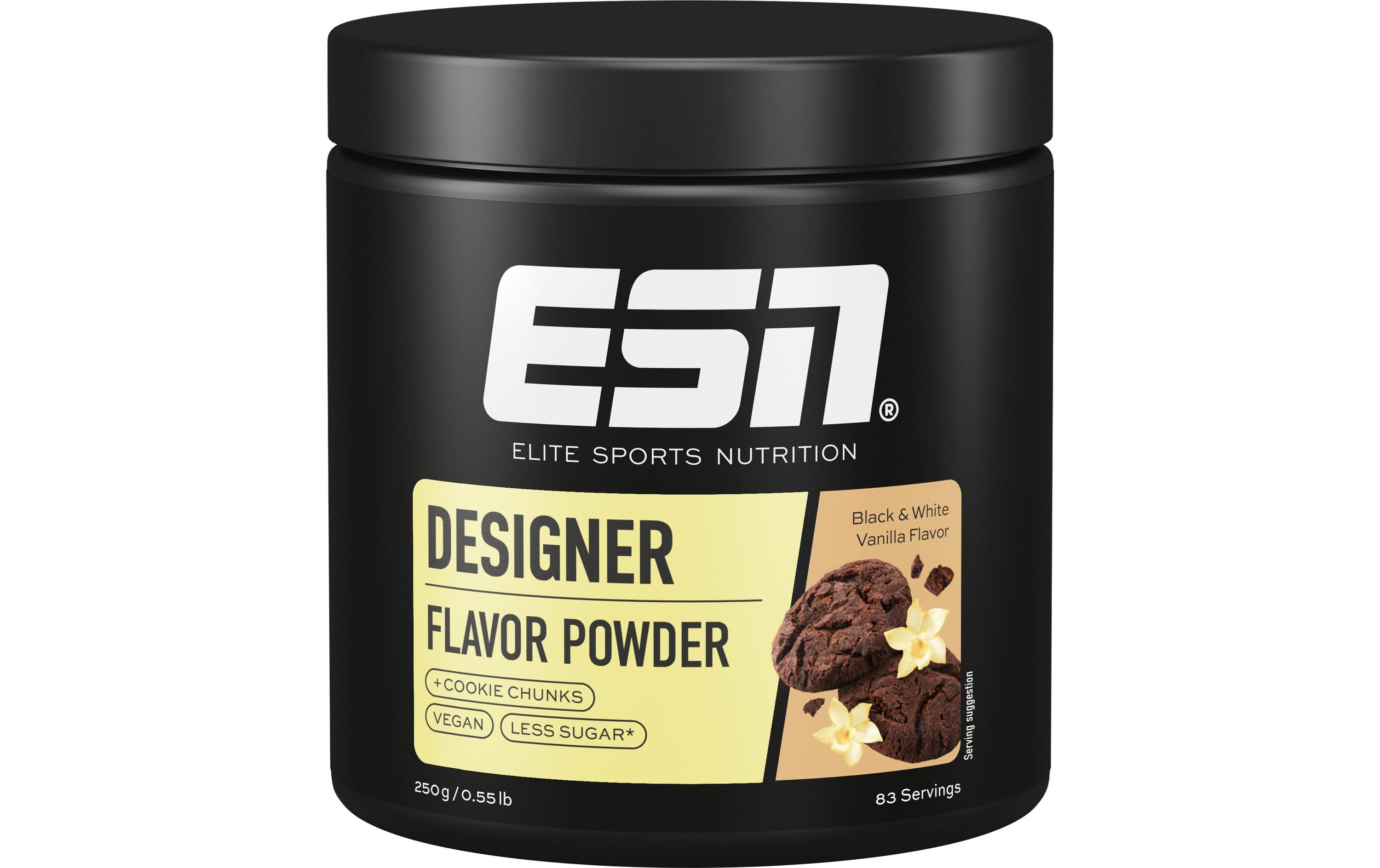 ESN Designer Flavor Powder Black & White Vanilla, 250 g
