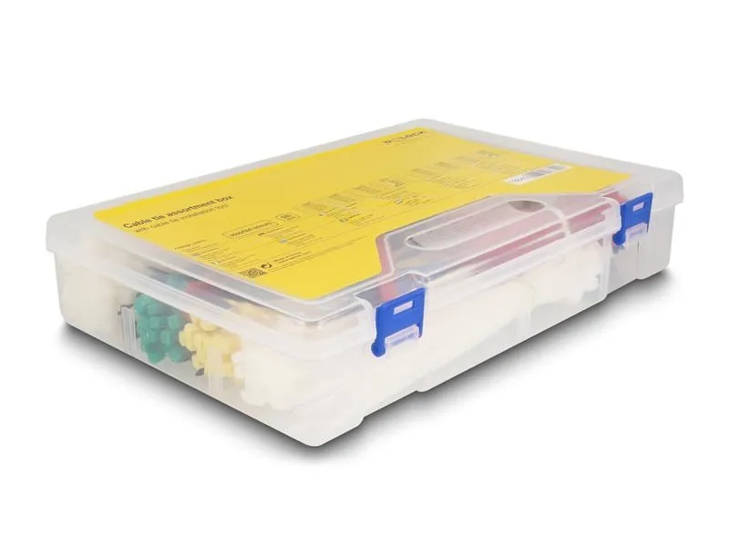 Delock Kabelbinder Sortimentsbox mit Kabelbinderzange 600-teilig Delock Kabelbinder Sortimentsbox mit Kabelbinderzange 600-teilig